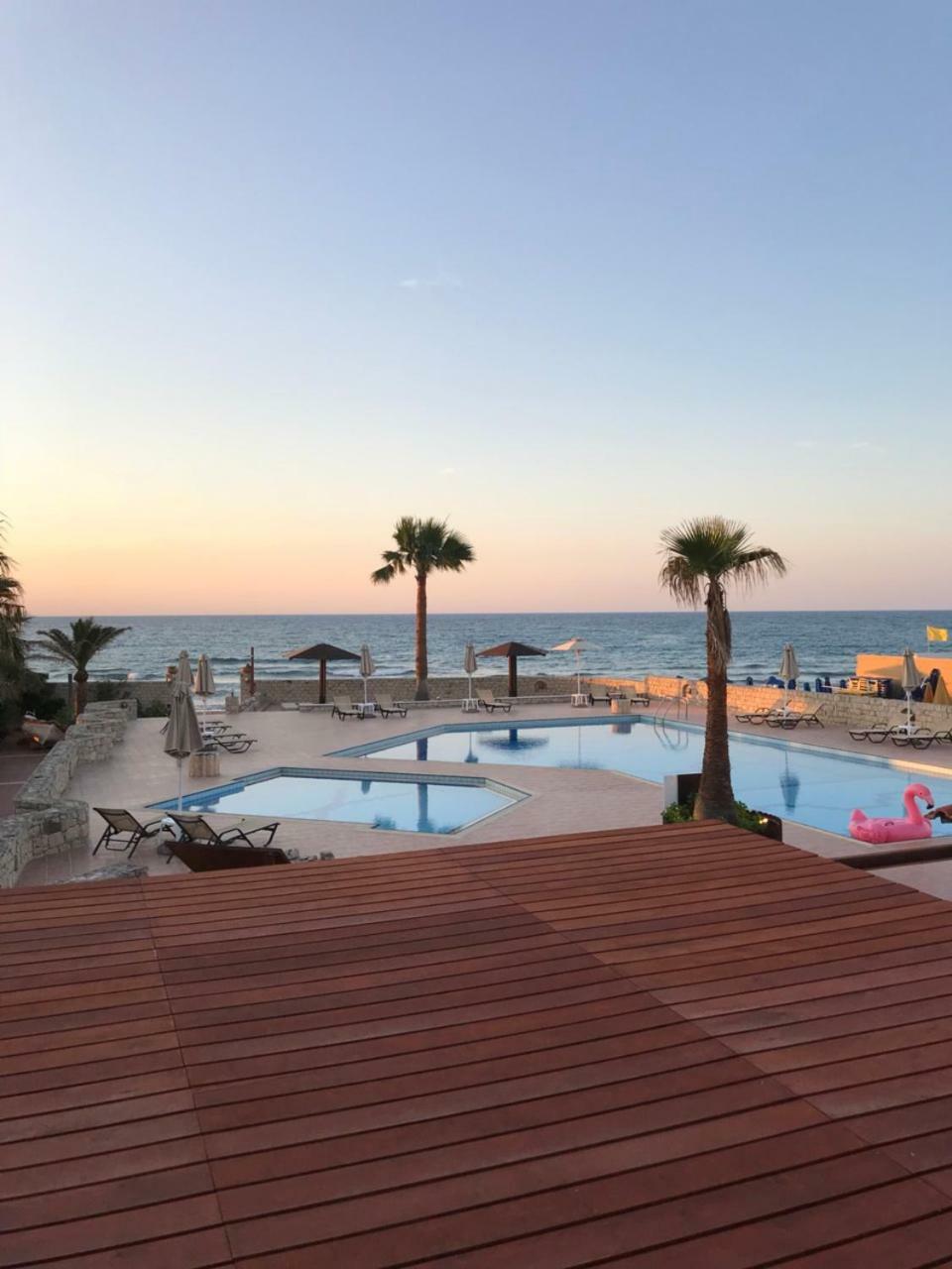 Hôtel Aquamar Beach à Kournás Extérieur photo